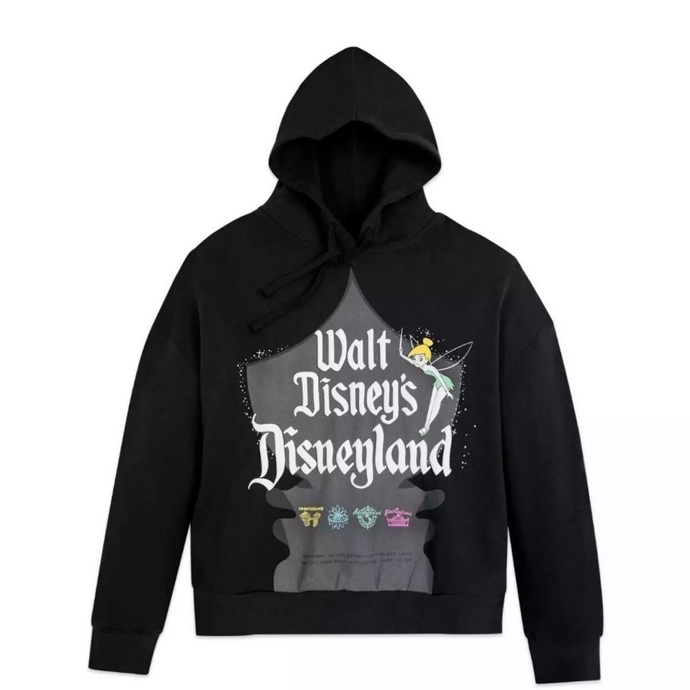 Walt Disneys Disneyland Hoodie Sweatshirt Large NWT